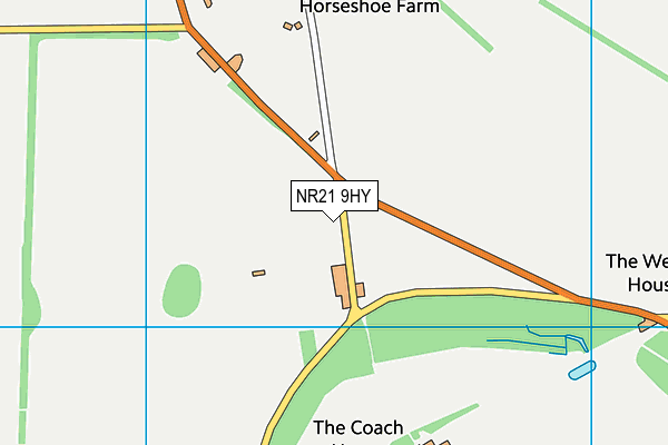 NR21 9HY map - OS VectorMap District (Ordnance Survey)