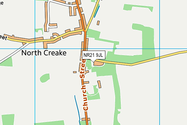 NR21 9JL map - OS VectorMap District (Ordnance Survey)
