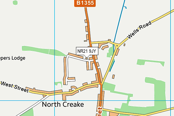 NR21 9JY map - OS VectorMap District (Ordnance Survey) NR21 9JY map - OS VectorMap District (Ordnance Survey)