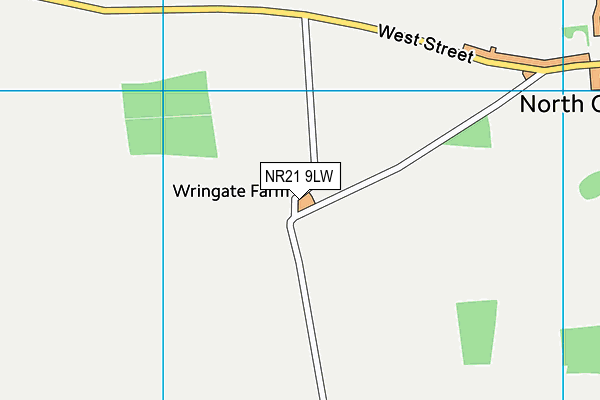 NR21 9LW map - OS VectorMap District (Ordnance Survey)