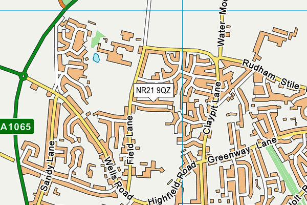 NR21 9QZ map - OS VectorMap District (Ordnance Survey) NR21 9QZ map - OS VectorMap District (Ordnance Survey)