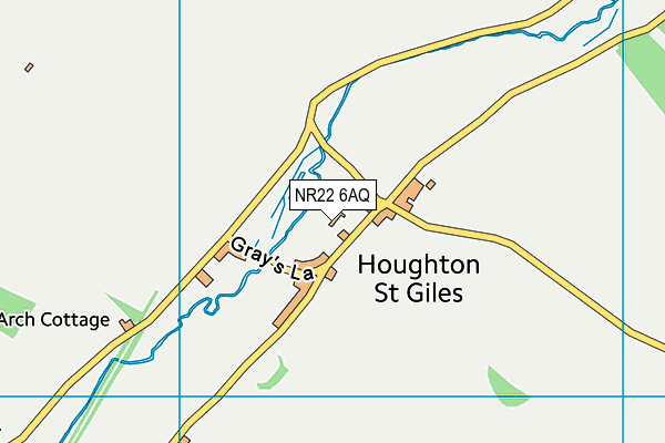 NR22 6AQ map - OS VectorMap District (Ordnance Survey)