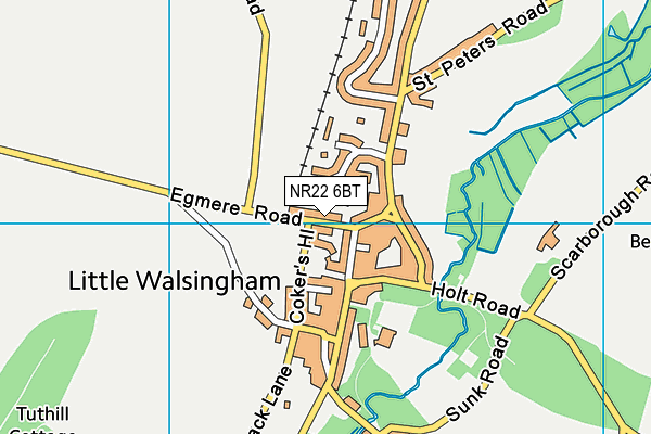 NR22 6BT map - OS VectorMap District (Ordnance Survey) NR22 6BT map - OS VectorMap District (Ordnance Survey)