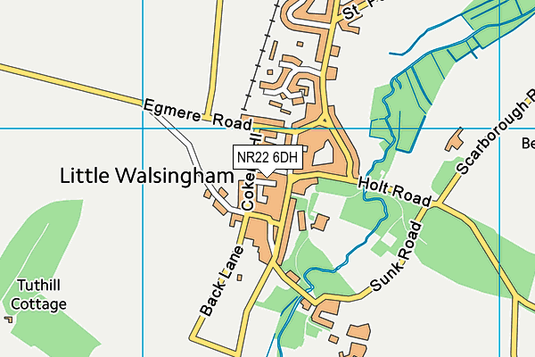 NR22 6DH map - OS VectorMap District (Ordnance Survey) NR22 6DH map - OS VectorMap District (Ordnance Survey)