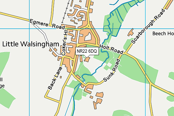 NR22 6DQ map - OS VectorMap District (Ordnance Survey) NR22 6DQ map - OS VectorMap District (Ordnance Survey)