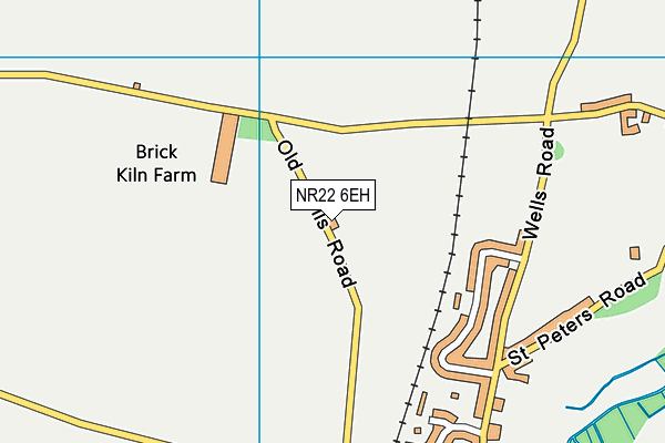 NR22 6EH map - OS VectorMap District (Ordnance Survey) NR22 6EH map - OS VectorMap District (Ordnance Survey)