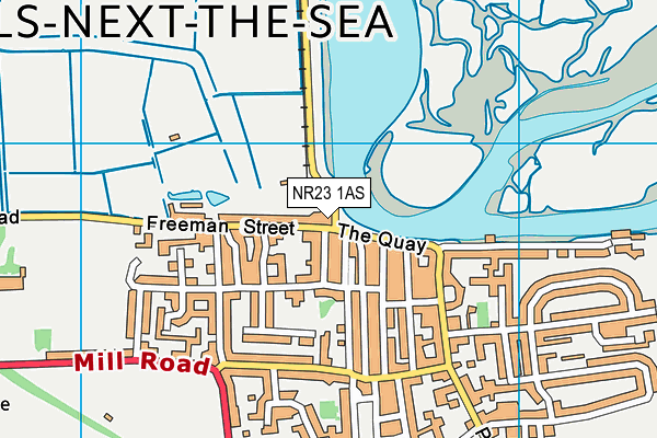 NR23 1AS map - OS VectorMap District (Ordnance Survey) NR23 1AS map - OS VectorMap District (Ordnance Survey)