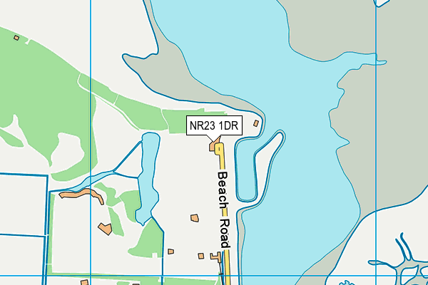 NR23 1DR map - OS VectorMap District (Ordnance Survey) NR23 1DR map - OS VectorMap District (Ordnance Survey)