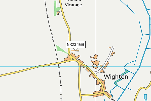 NR23 1GB map - OS VectorMap District (Ordnance Survey) NR23 1GB map - OS VectorMap District (Ordnance Survey)