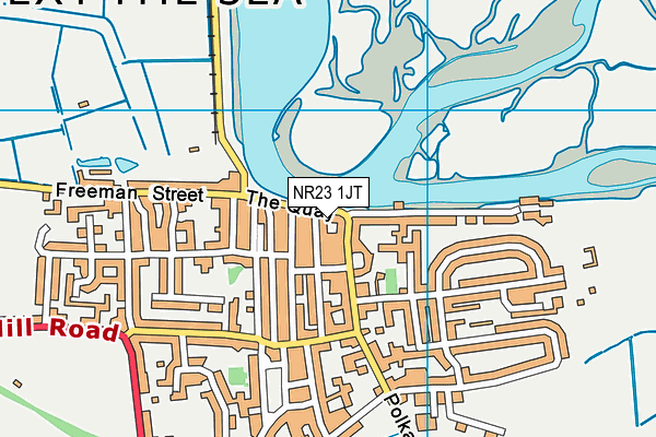 NR23 1JT map - OS VectorMap District (Ordnance Survey) NR23 1JT map - OS VectorMap District (Ordnance Survey)