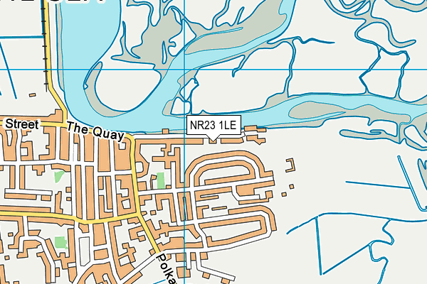 NR23 1LE map - OS VectorMap District (Ordnance Survey) NR23 1LE map - OS VectorMap District (Ordnance Survey)