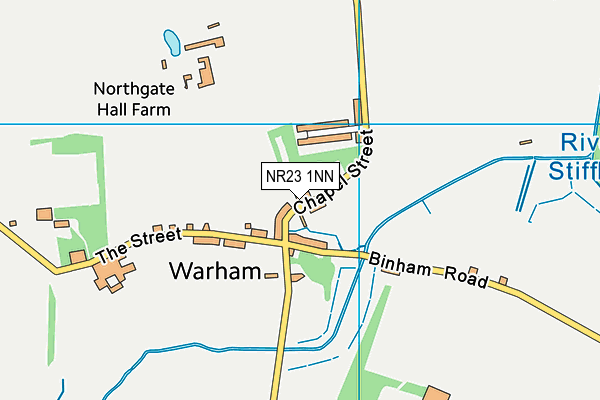 NR23 1NN map - OS VectorMap District (Ordnance Survey) NR23 1NN map - OS VectorMap District (Ordnance Survey)