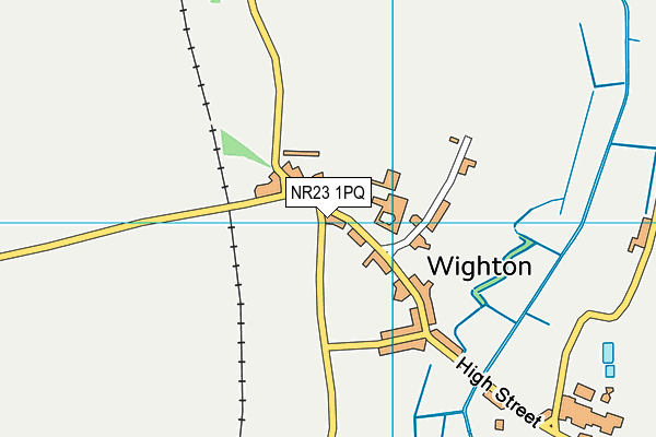 NR23 1PQ map - OS VectorMap District (Ordnance Survey) NR23 1PQ map - OS VectorMap District (Ordnance Survey)