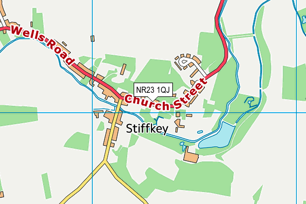 NR23 1QJ map - OS VectorMap District (Ordnance Survey) NR23 1QJ map - OS VectorMap District (Ordnance Survey)