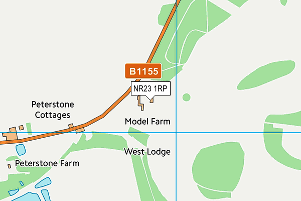 NR23 1RP map - OS VectorMap District (Ordnance Survey) NR23 1RP map - OS VectorMap District (Ordnance Survey)