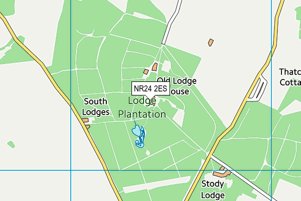 NR24 2ES map - OS VectorMap District (Ordnance Survey) NR24 2ES map - OS VectorMap District (Ordnance Survey)