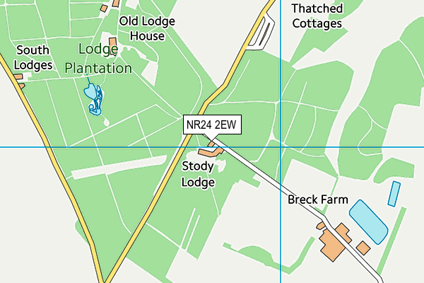 NR24 2EW map - OS VectorMap District (Ordnance Survey) NR24 2EW map - OS VectorMap District (Ordnance Survey)