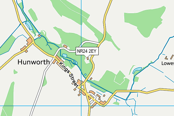NR24 2EY map - OS VectorMap District (Ordnance Survey) NR24 2EY map - OS VectorMap District (Ordnance Survey)