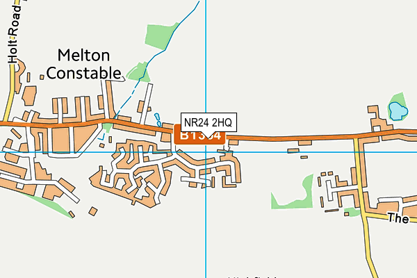 NR24 2HQ map - OS VectorMap District (Ordnance Survey)