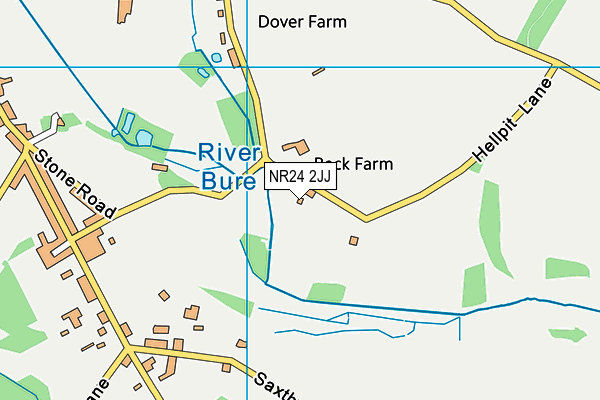 NR24 2JJ map - OS VectorMap District (Ordnance Survey) NR24 2JJ map - OS VectorMap District (Ordnance Survey)
