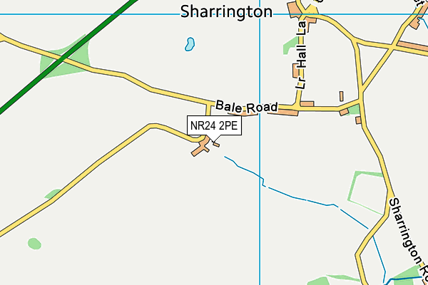 NR24 2PE map - OS VectorMap District (Ordnance Survey) NR24 2PE map - OS VectorMap District (Ordnance Survey)
