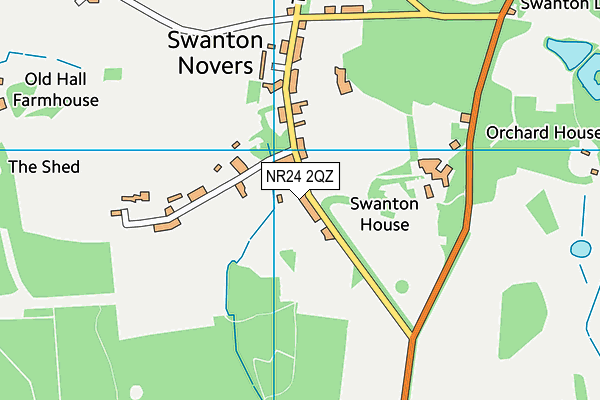 NR24 2QZ map - OS VectorMap District (Ordnance Survey) NR24 2QZ map - OS VectorMap District (Ordnance Survey)