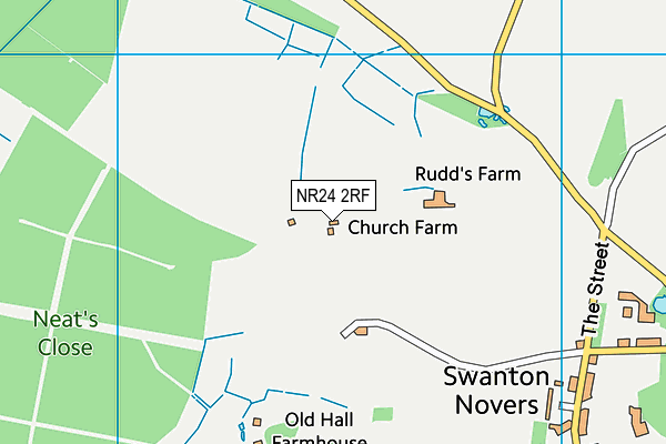 NR24 2RF map - OS VectorMap District (Ordnance Survey) NR24 2RF map - OS VectorMap District (Ordnance Survey)