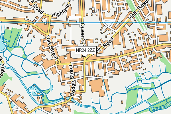 NR24 2ZZ map - OS VectorMap District (Ordnance Survey) NR24 2ZZ map - OS VectorMap District (Ordnance Survey)