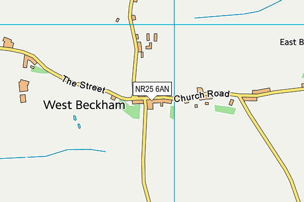 NR25 6AN map - OS VectorMap District (Ordnance Survey) NR25 6AN map - OS VectorMap District (Ordnance Survey)