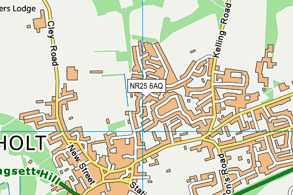 NR25 6AQ map - OS VectorMap District (Ordnance Survey) NR25 6AQ map - OS VectorMap District (Ordnance Survey)