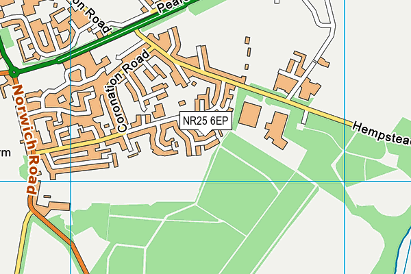 NR25 6EP map - OS VectorMap District (Ordnance Survey) NR25 6EP map - OS VectorMap District (Ordnance Survey)