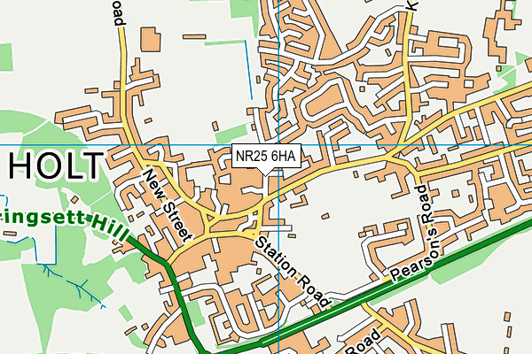 NR25 6HA map - OS VectorMap District (Ordnance Survey) NR25 6HA map - OS VectorMap District (Ordnance Survey)