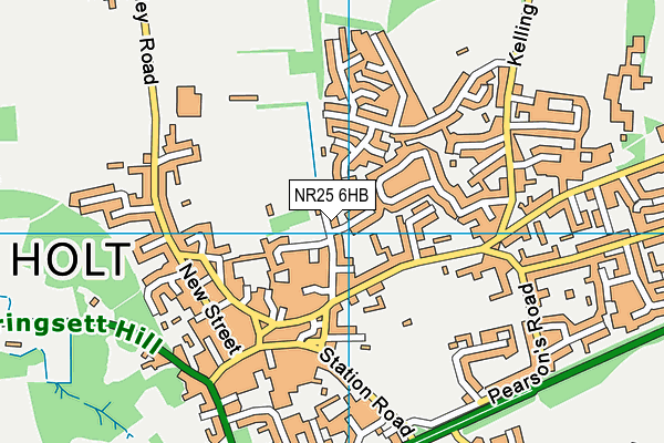 NR25 6HB map - OS VectorMap District (Ordnance Survey) NR25 6HB map - OS VectorMap District (Ordnance Survey)