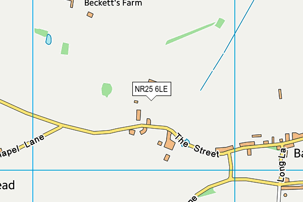 NR25 6LE map - OS VectorMap District (Ordnance Survey) NR25 6LE map - OS VectorMap District (Ordnance Survey)