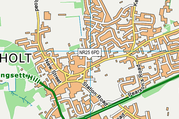 NR25 6PD map - OS VectorMap District (Ordnance Survey) NR25 6PD map - OS VectorMap District (Ordnance Survey)