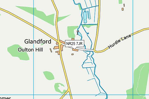 NR25 7JR map - OS VectorMap District (Ordnance Survey) NR25 7JR map - OS VectorMap District (Ordnance Survey)