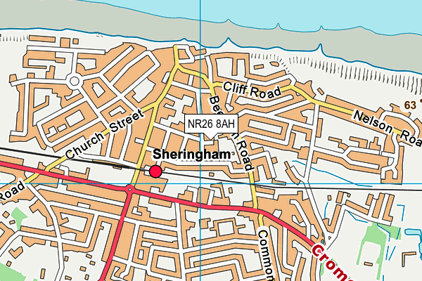 NR26 8AH map - OS VectorMap District (Ordnance Survey) NR26 8AH map - OS VectorMap District (Ordnance Survey)