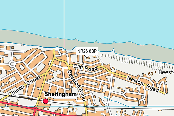 NR26 8BP map - OS VectorMap District (Ordnance Survey) NR26 8BP map - OS VectorMap District (Ordnance Survey)