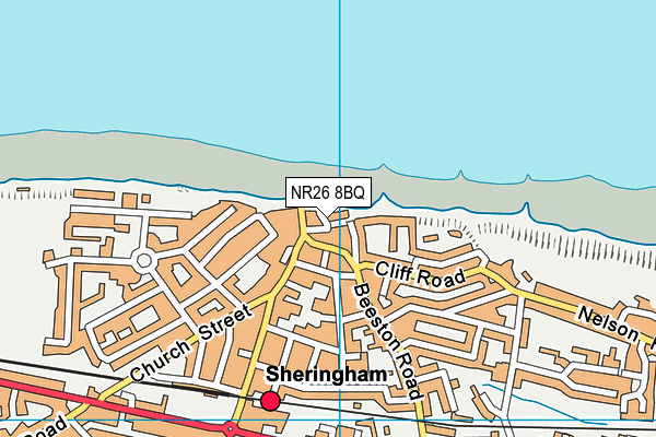 NR26 8BQ map - OS VectorMap District (Ordnance Survey) NR26 8BQ map - OS VectorMap District (Ordnance Survey)