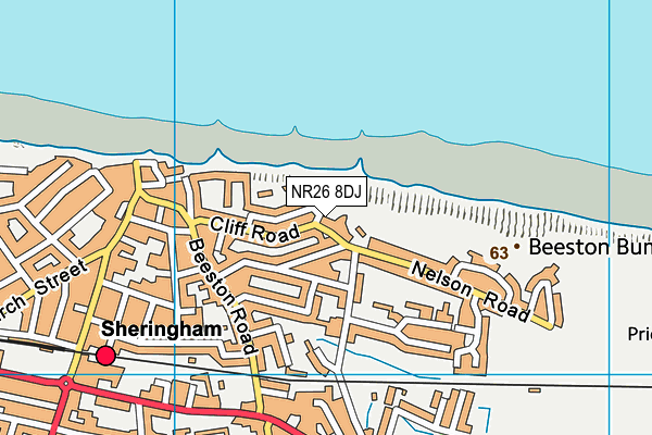 NR26 8DJ map - OS VectorMap District (Ordnance Survey) NR26 8DJ map - OS VectorMap District (Ordnance Survey)