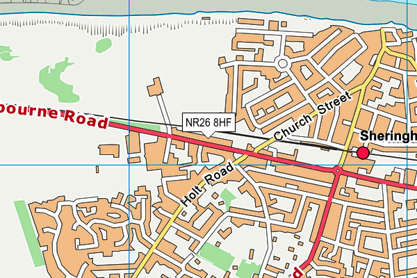 NR26 8HF map - OS VectorMap District (Ordnance Survey) NR26 8HF map - OS VectorMap District (Ordnance Survey)
