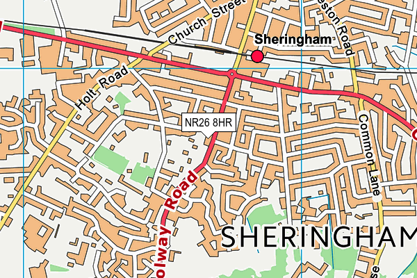 NR26 8HR map - OS VectorMap District (Ordnance Survey) NR26 8HR map - OS VectorMap District (Ordnance Survey)