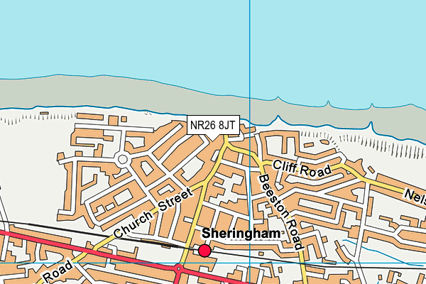 NR26 8JT map - OS VectorMap District (Ordnance Survey) NR26 8JT map - OS VectorMap District (Ordnance Survey)