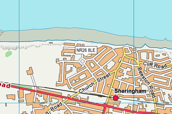 NR26 8LE map - OS VectorMap District (Ordnance Survey) NR26 8LE map - OS VectorMap District (Ordnance Survey)