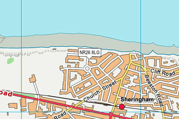 NR26 8LG map - OS VectorMap District (Ordnance Survey) NR26 8LG map - OS VectorMap District (Ordnance Survey)