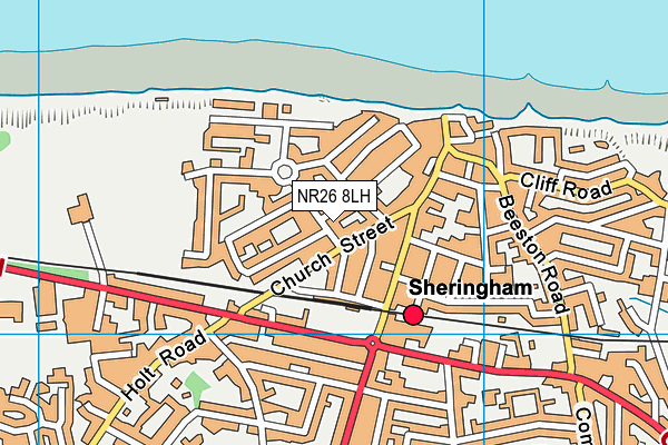 NR26 8LH map - OS VectorMap District (Ordnance Survey) NR26 8LH map - OS VectorMap District (Ordnance Survey)