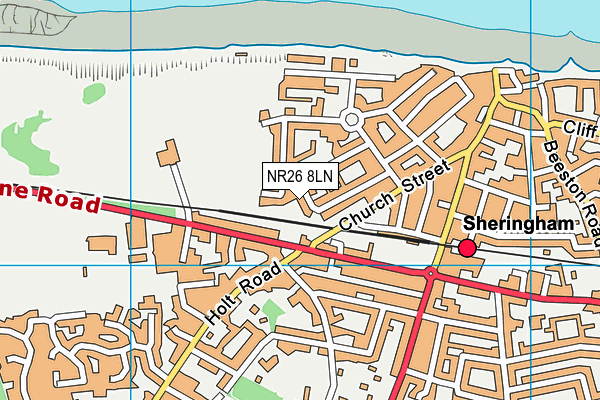 NR26 8LN map - OS VectorMap District (Ordnance Survey) NR26 8LN map - OS VectorMap District (Ordnance Survey)
