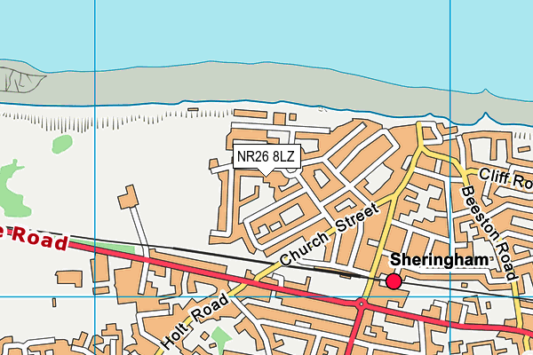 NR26 8LZ map - OS VectorMap District (Ordnance Survey) NR26 8LZ map - OS VectorMap District (Ordnance Survey)