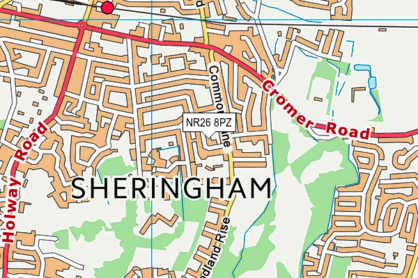 NR26 8PZ map - OS VectorMap District (Ordnance Survey) NR26 8PZ map - OS VectorMap District (Ordnance Survey)