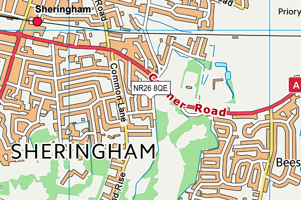NR26 8QE map - OS VectorMap District (Ordnance Survey) NR26 8QE map - OS VectorMap District (Ordnance Survey)